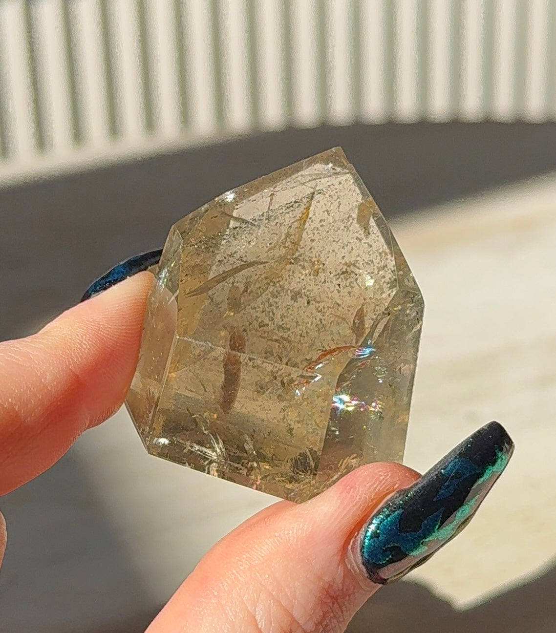 Brazilian Smoky Quartz Tower with Lodalite, 57g