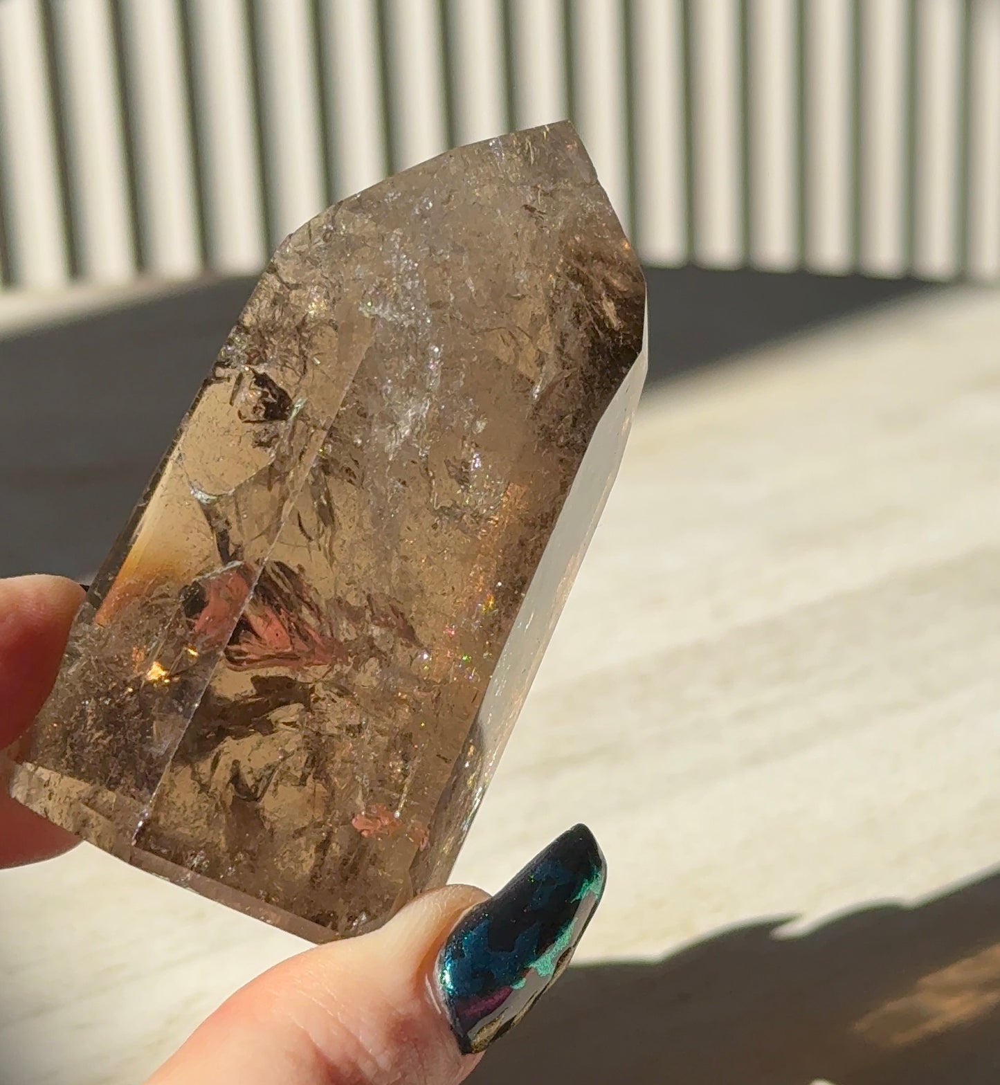 Brazilian Smoky Quartz Tower, 154g