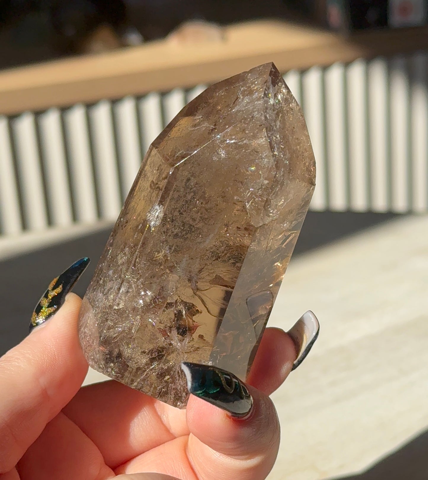 Brazilian Smoky Quartz Tower, 154g