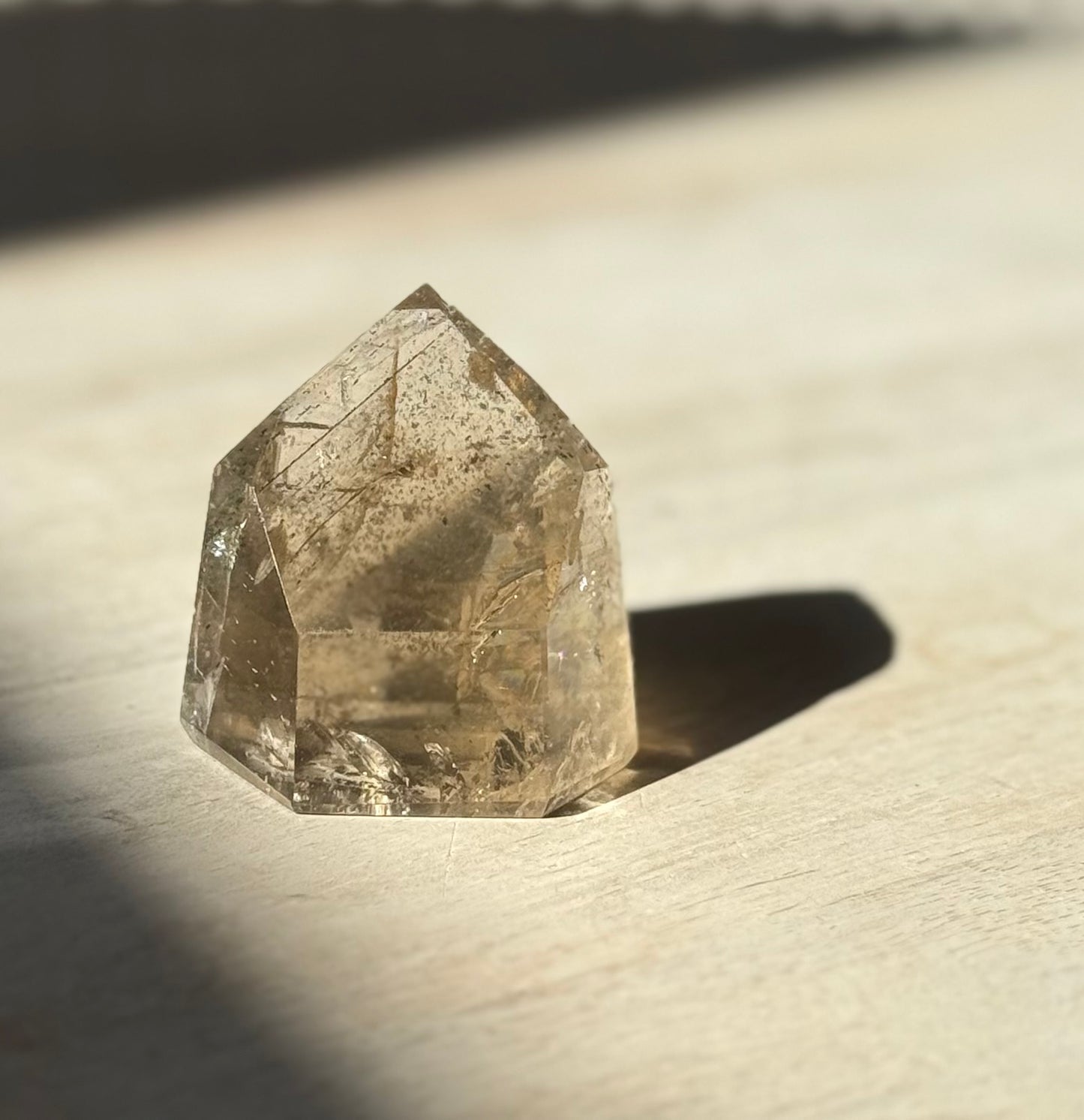 Brazilian Smoky Quartz Tower with Lodalite, 57g