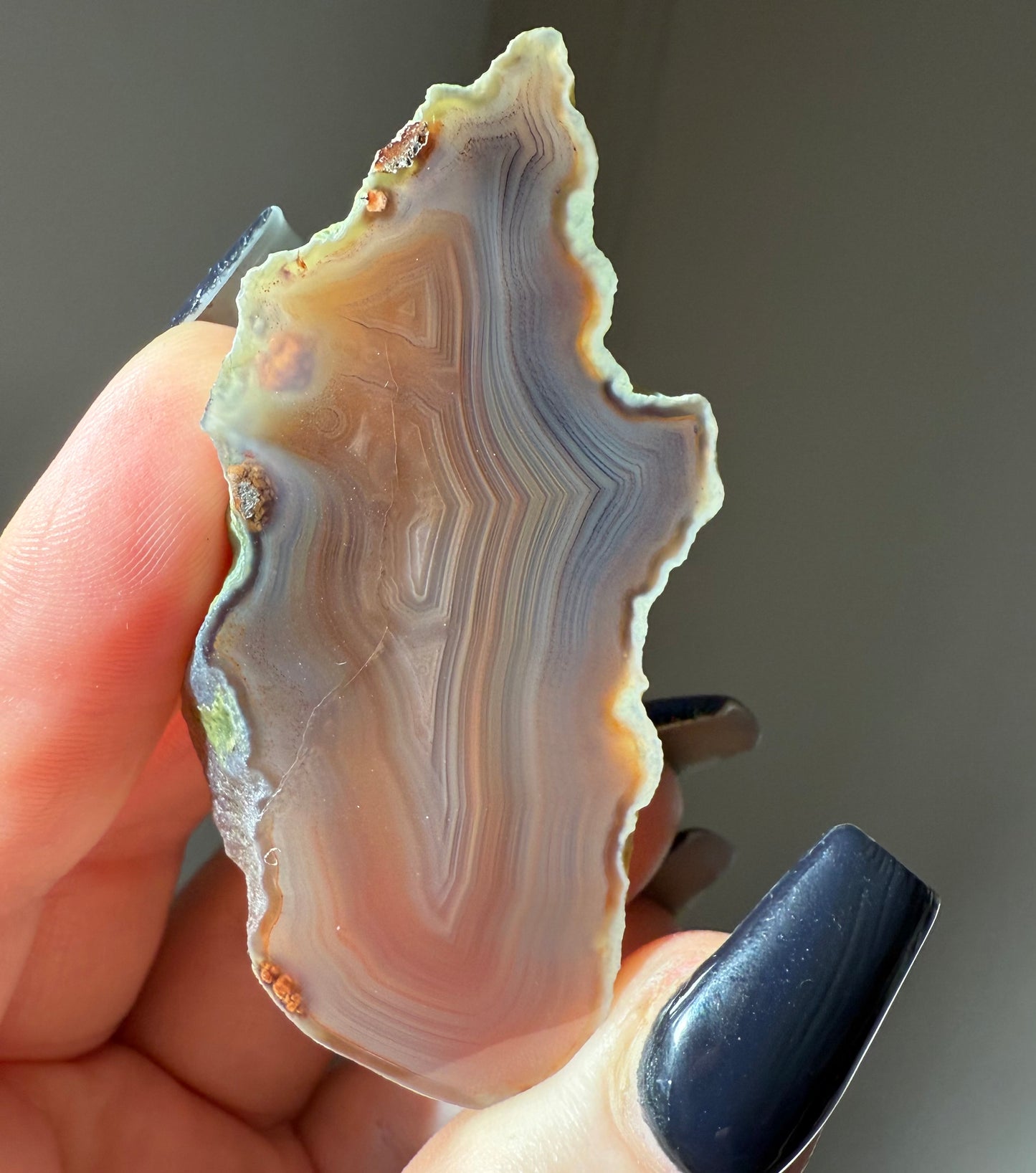 Czech Agate, Doubravice Quarry, Czech Republic - 46.55g