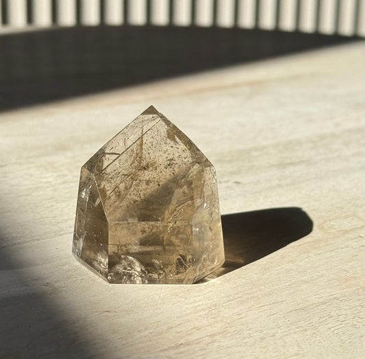 Brazilian Smoky Quartz Tower with Lodalite, 57g