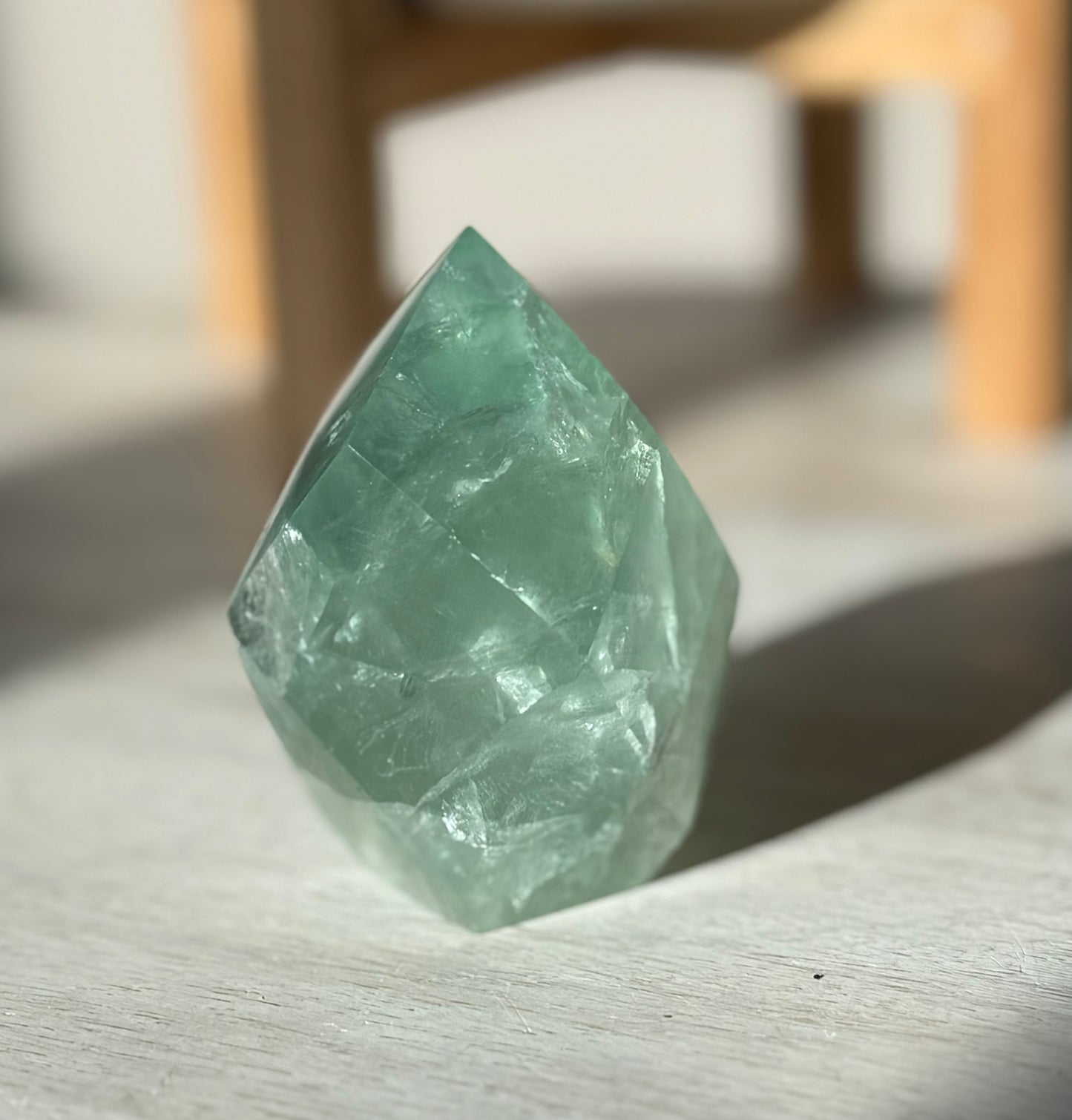 Faceted Baja Blast Fluorite Freeform