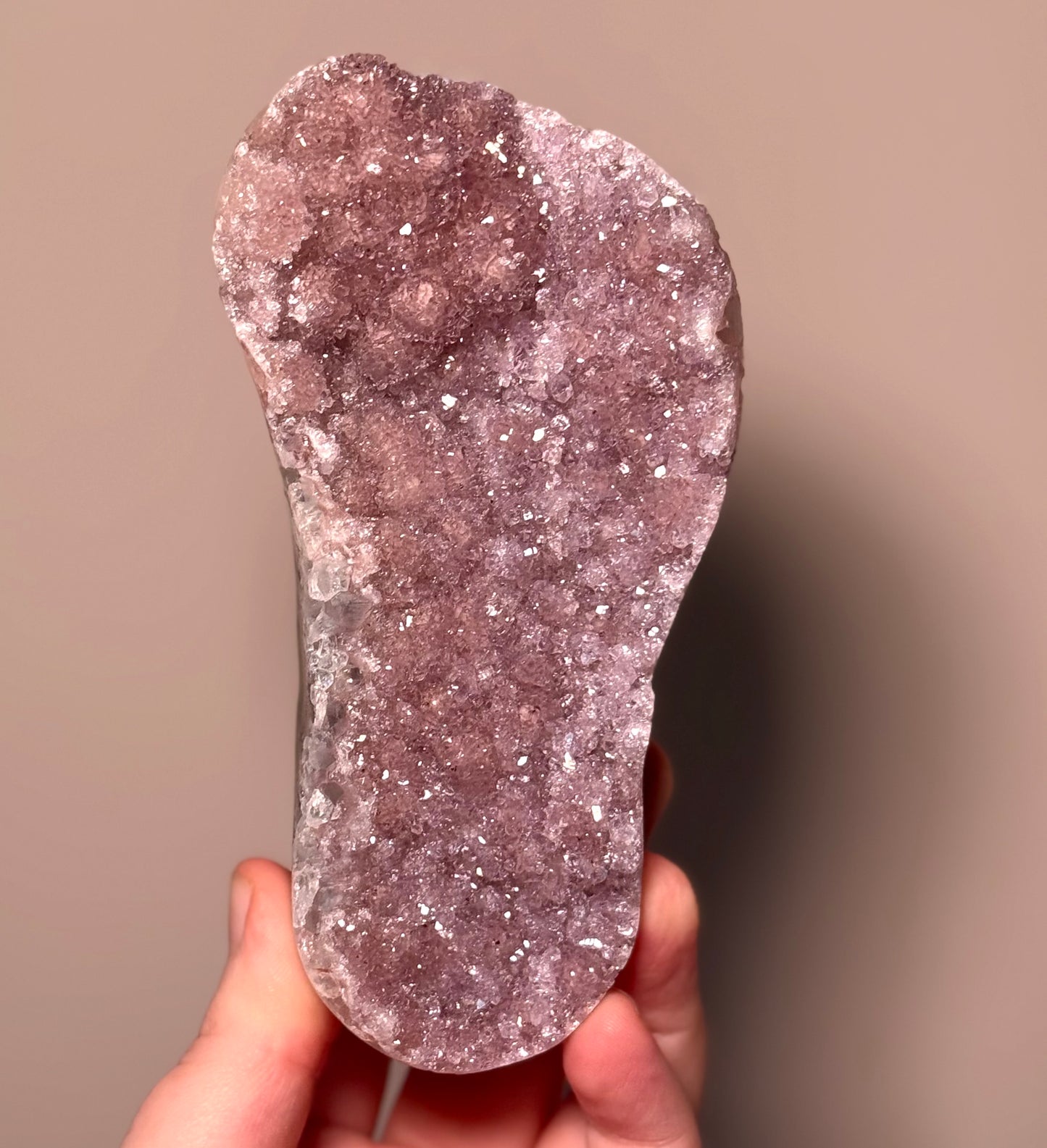 Bi-colour Rainbow Amethyst, Uruguay - 545g