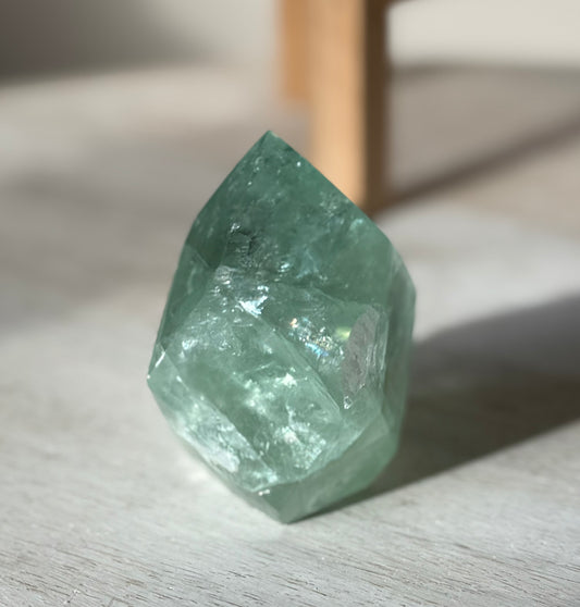 Faceted Baja Blast Fluorite Freeform