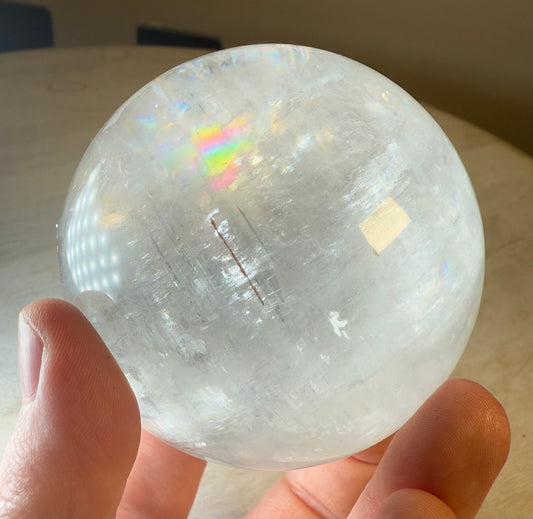 Optical Calcite Sphere B, 530g