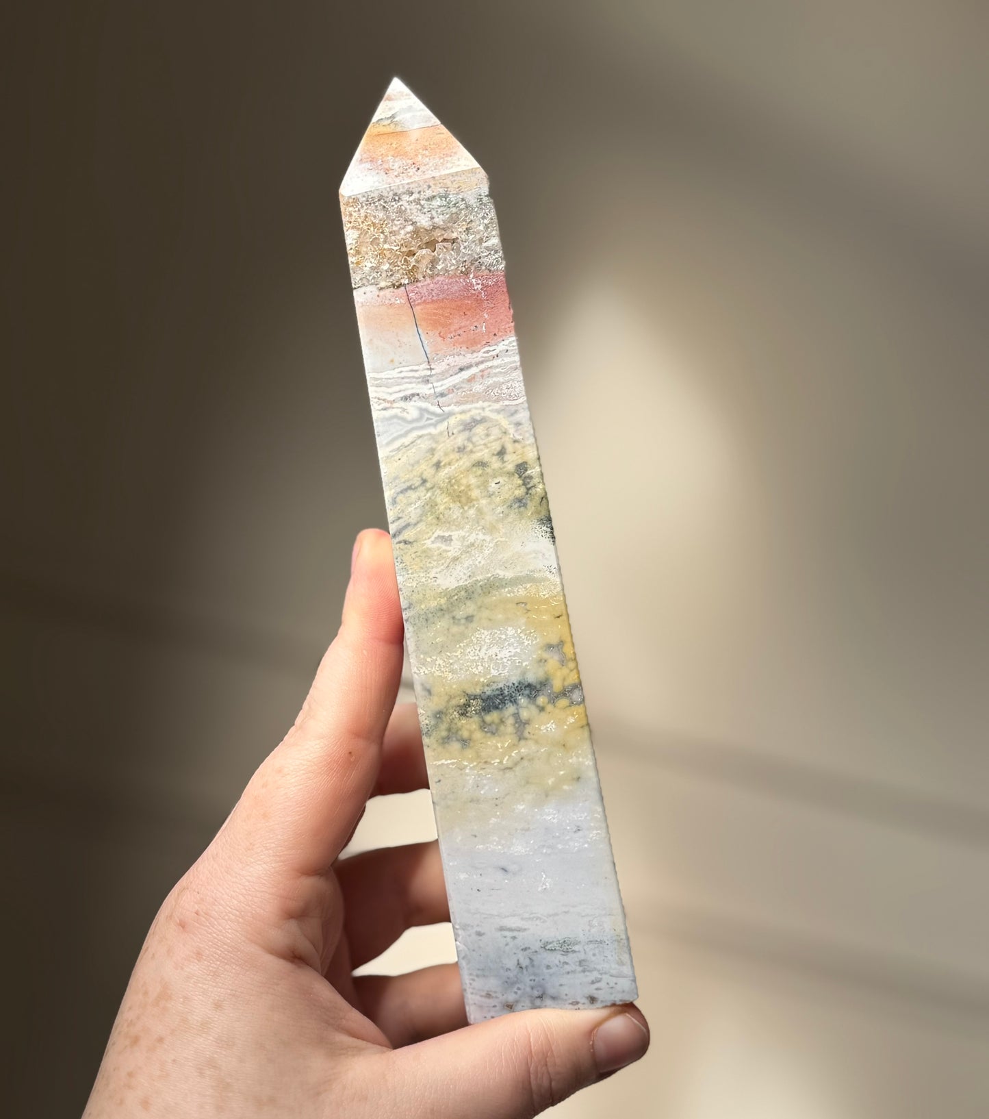 Pastel Ocean Jasper Towers, Madagascar - Choose your Own!