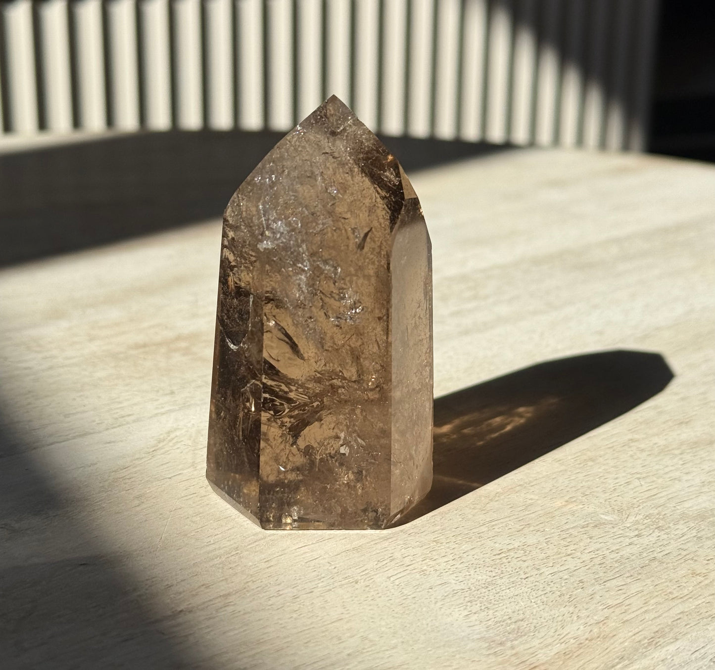 Brazilian Smoky Quartz Tower, 154g