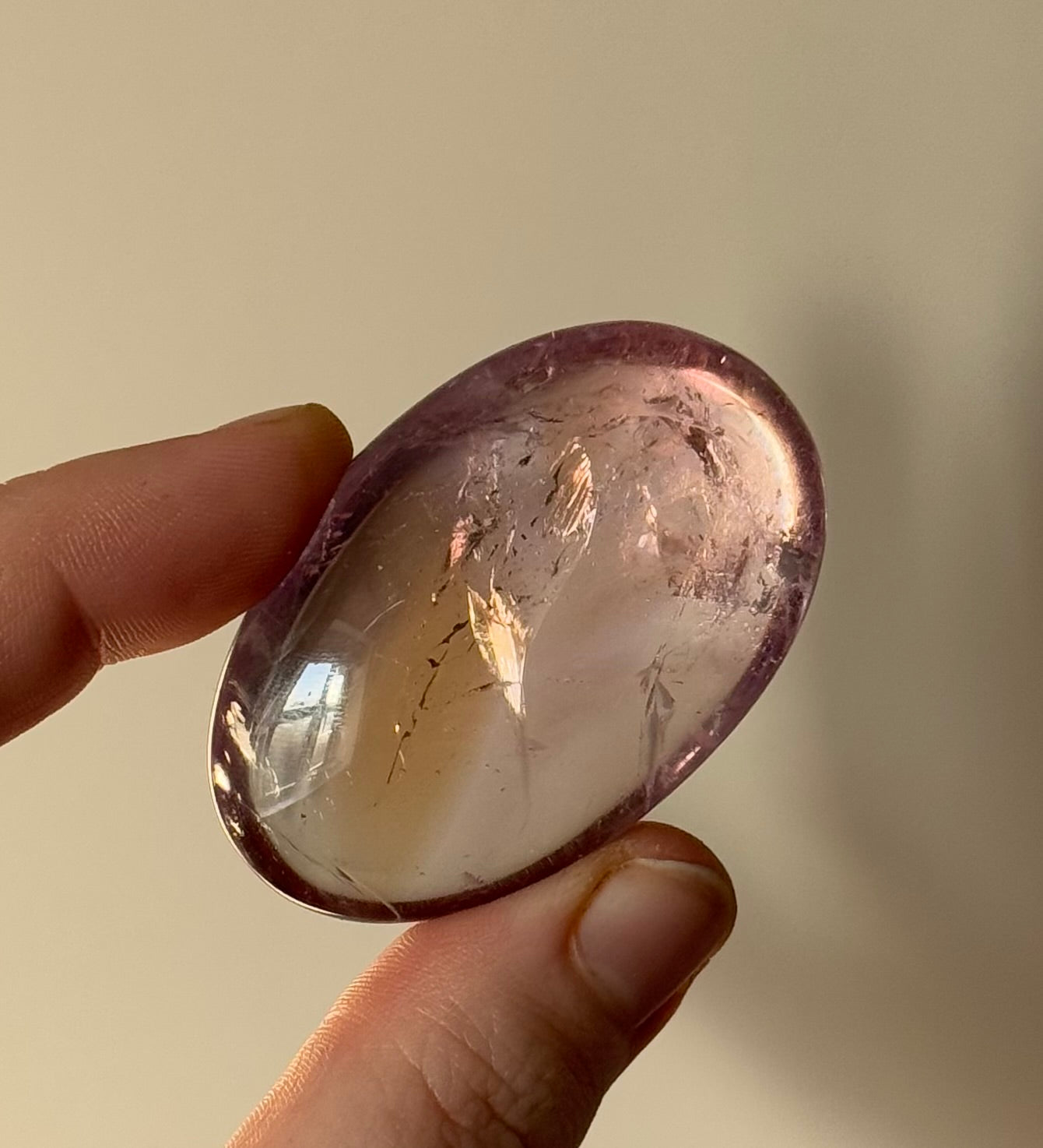 Ametrine Palm Stone, 44.65g