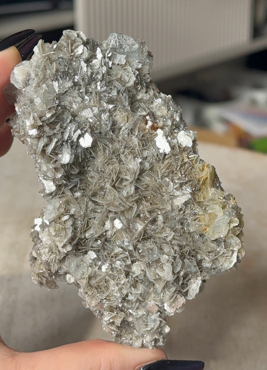 Xuebaoding Mica with Aquamarine, Sichuan, China - 229g