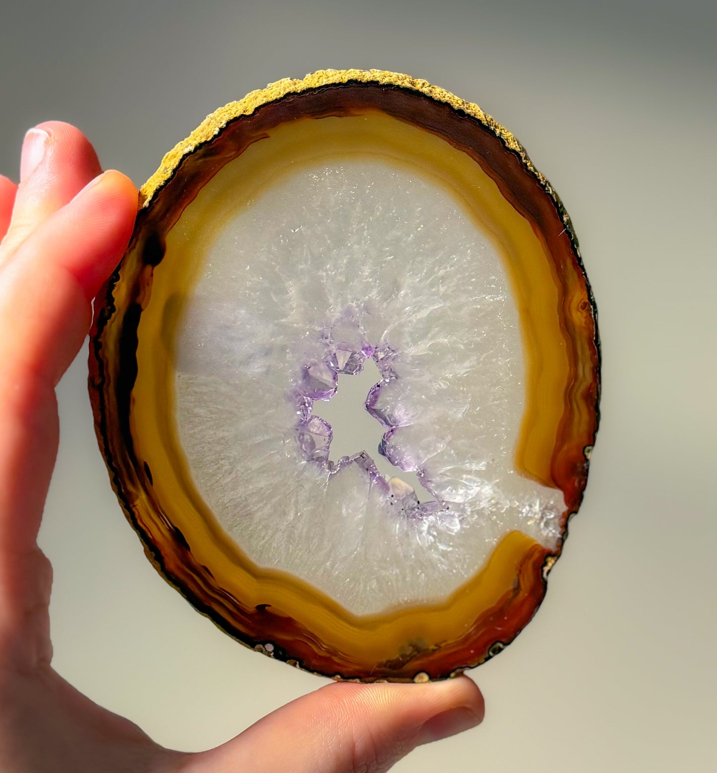 Amethyst x Agate Slice, Brazil - Choose your Own