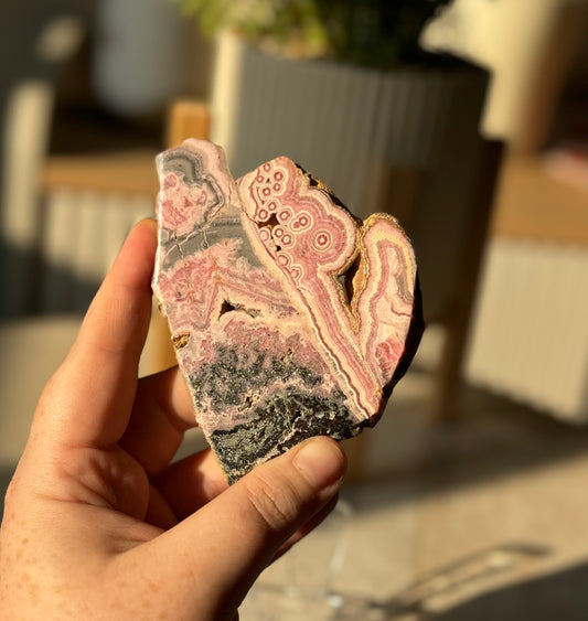 Rhodochrosite Stalactite Freeform, Argentina - 140g.