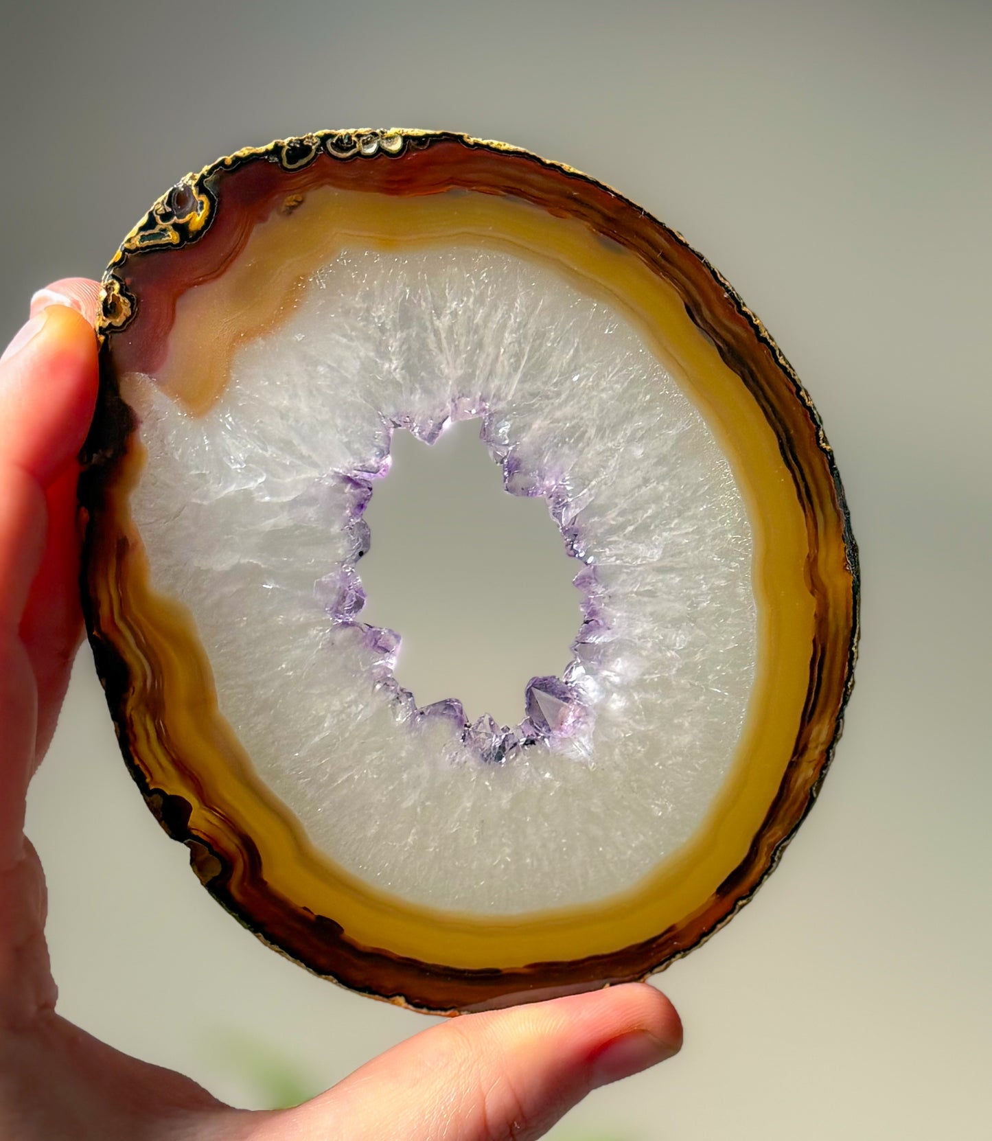 Amethyst x Agate Slice, Brazil - Choose your Own