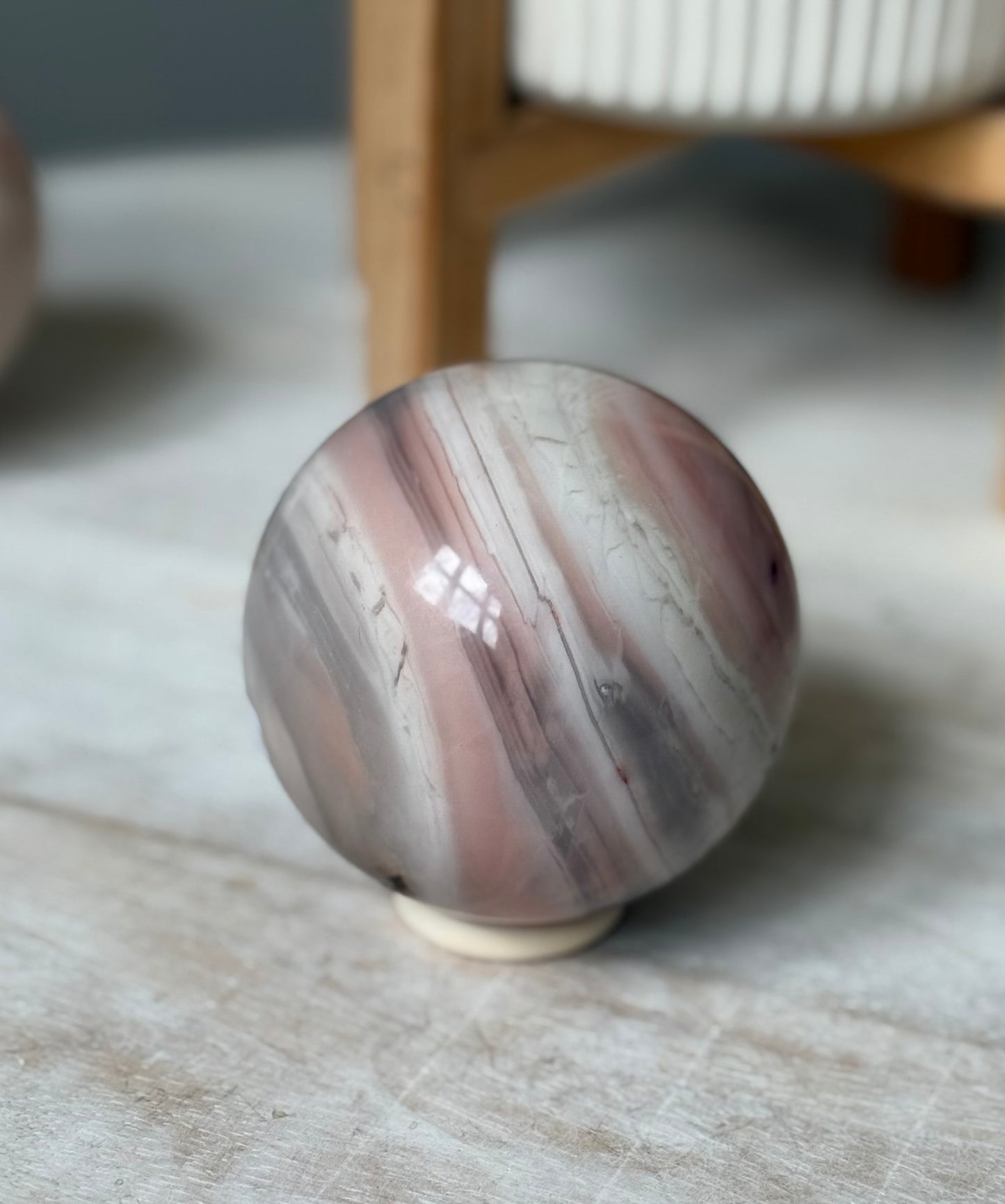 Soft Pink Jasper Spheres - Choose your Own!