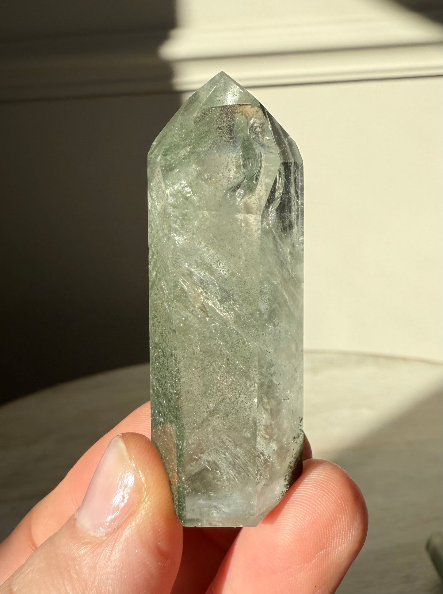 Chlorite Phantom Garden Quartz, Lodalite Points, Brazil - Choose your Own!