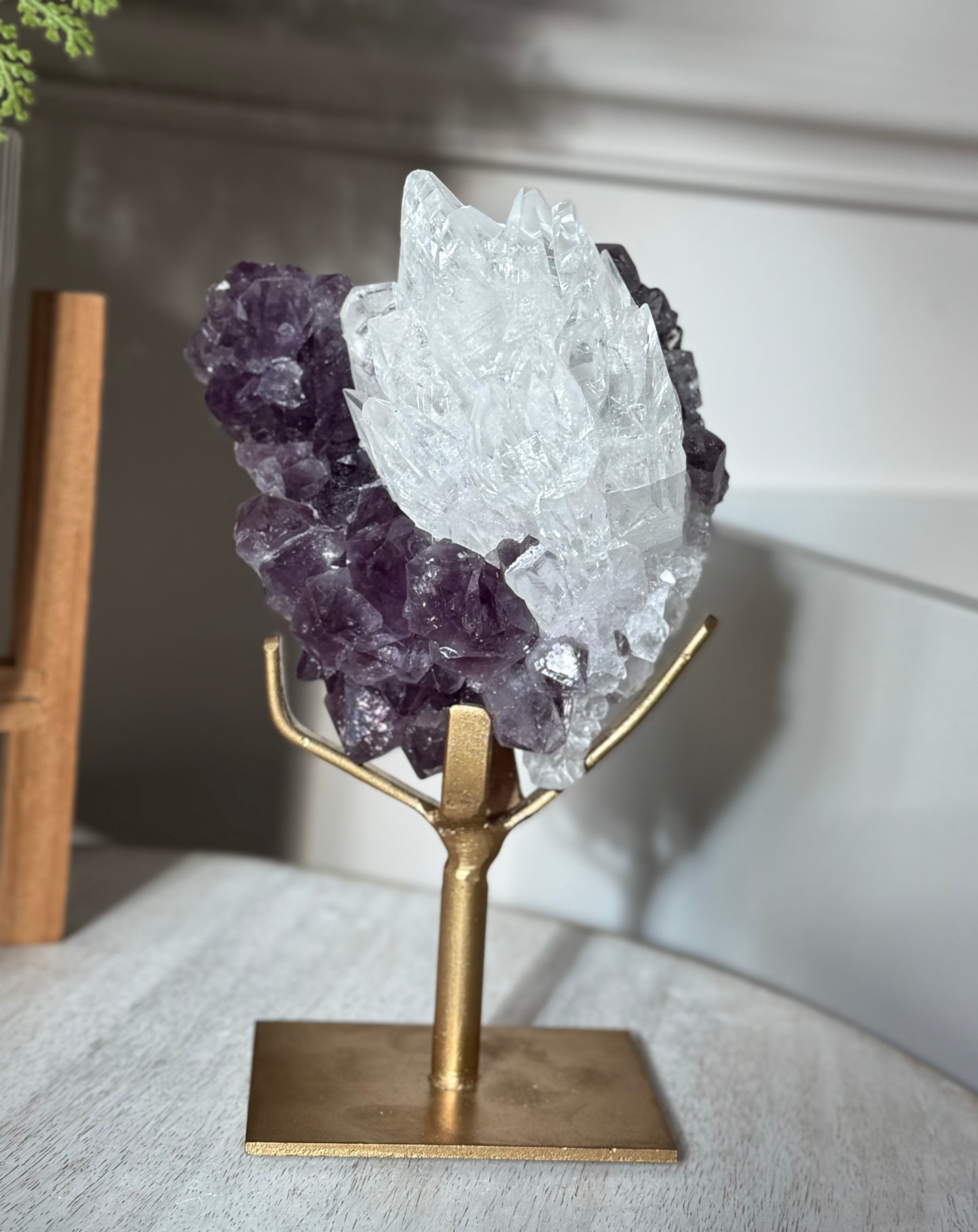 Collectors Amethyst with Optical Calcite, Brazil - 971g