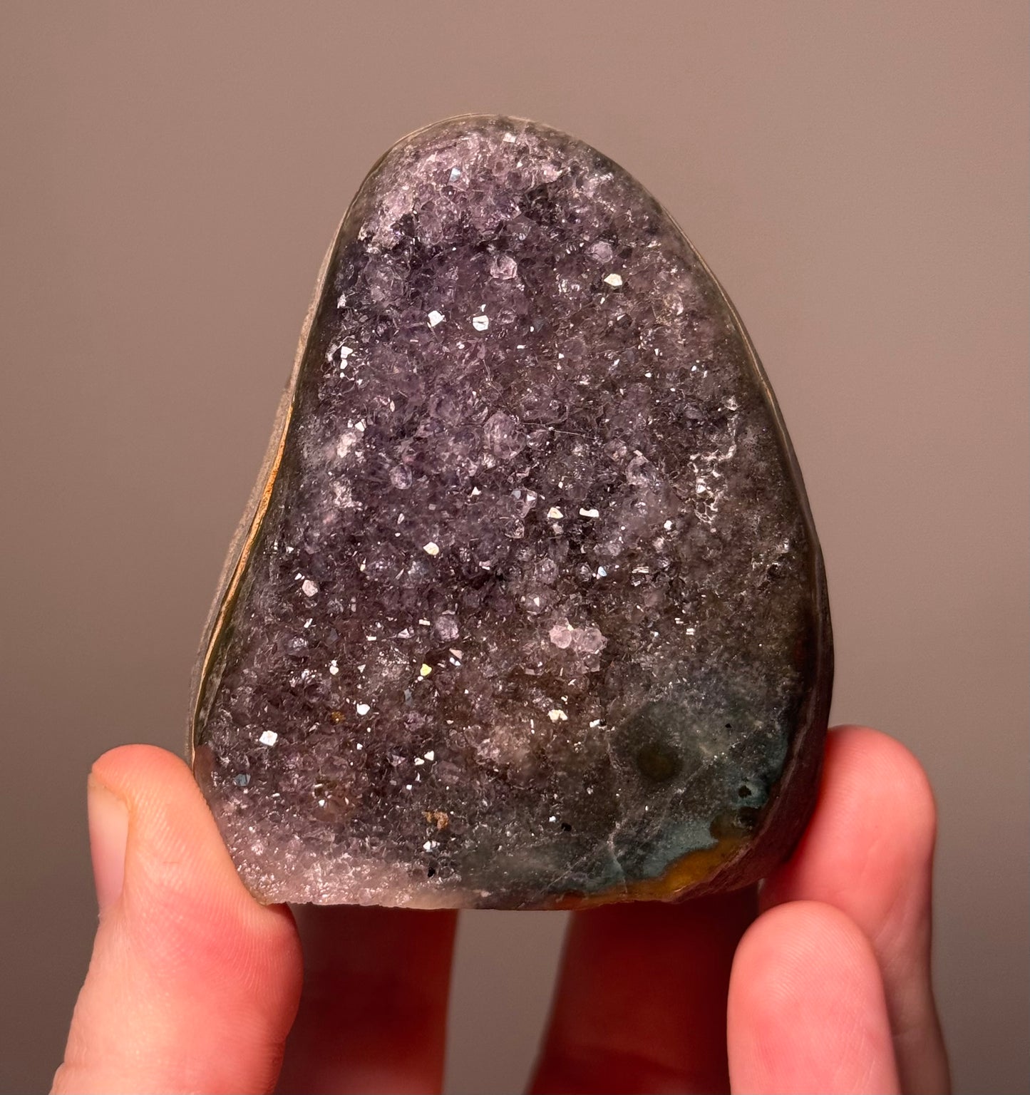 Rainbow Amethyst Cutbase, Brazil - 247g