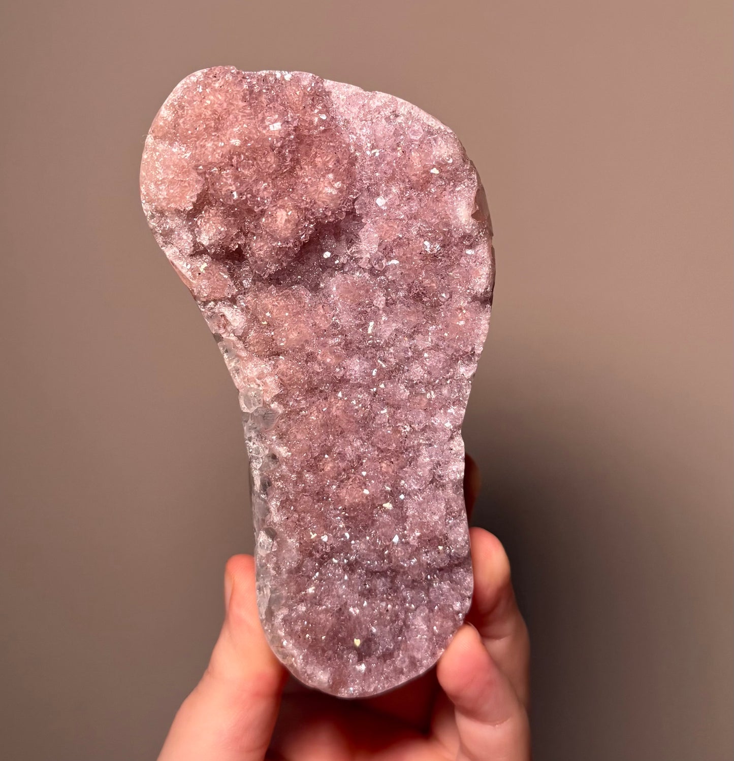 Bi-colour Rainbow Amethyst, Uruguay - 545g