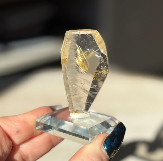 Quartz with Rutile Freeform, Brazil - 21g