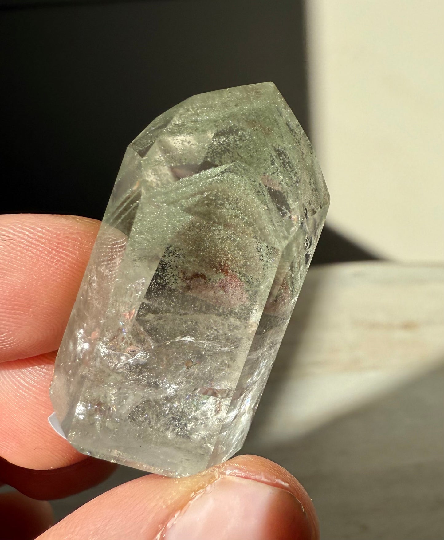 Chlorite Phantom Garden Quartz, Lodalite Points, Brazil - Choose your Own!