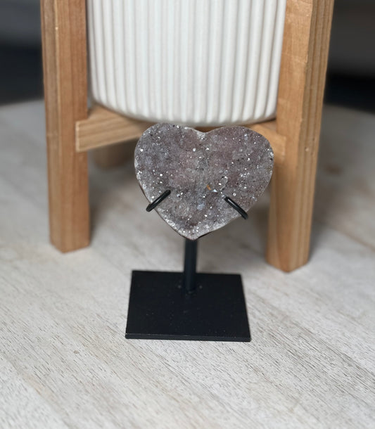 Rainbow Amethyst Heart, Brazil - 105g