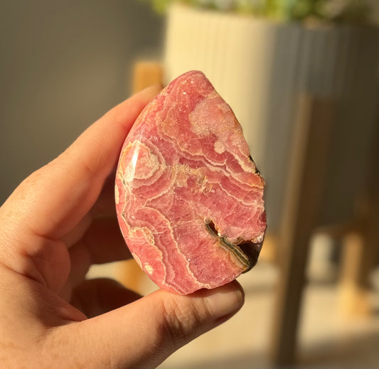 Gem Rhodochrosite Freeform, Argentina - 200g