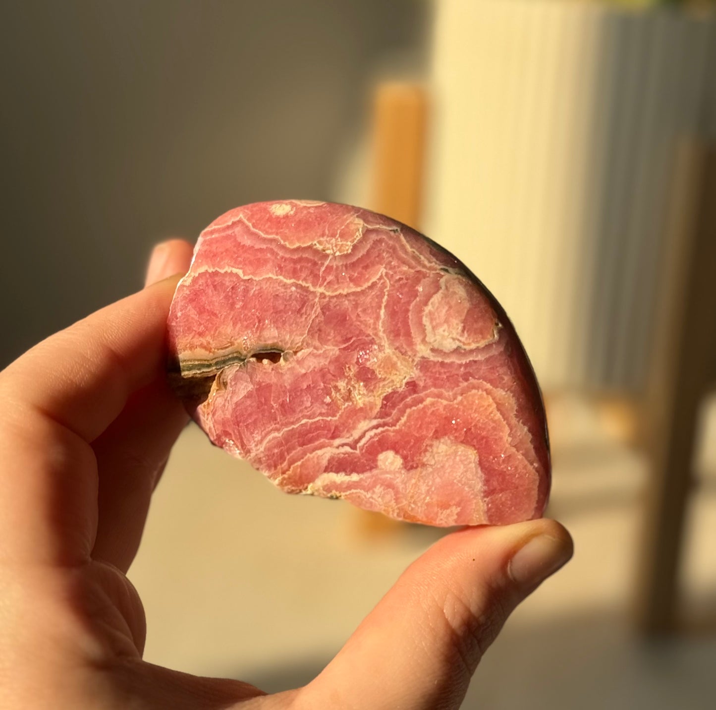 Gem Rhodochrosite Freeform, Argentina - 200g