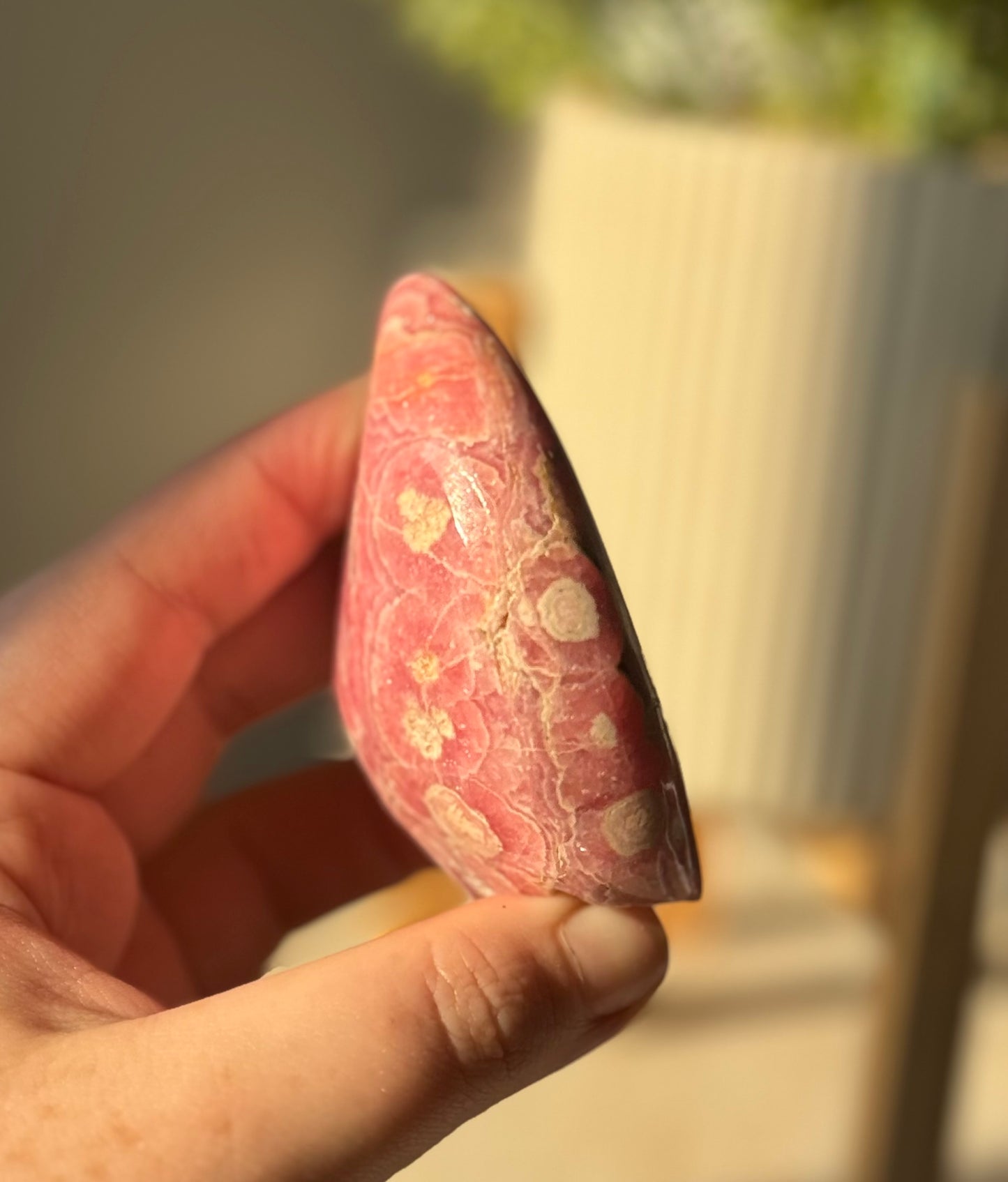 Gem Rhodochrosite Freeform, Argentina - 200g