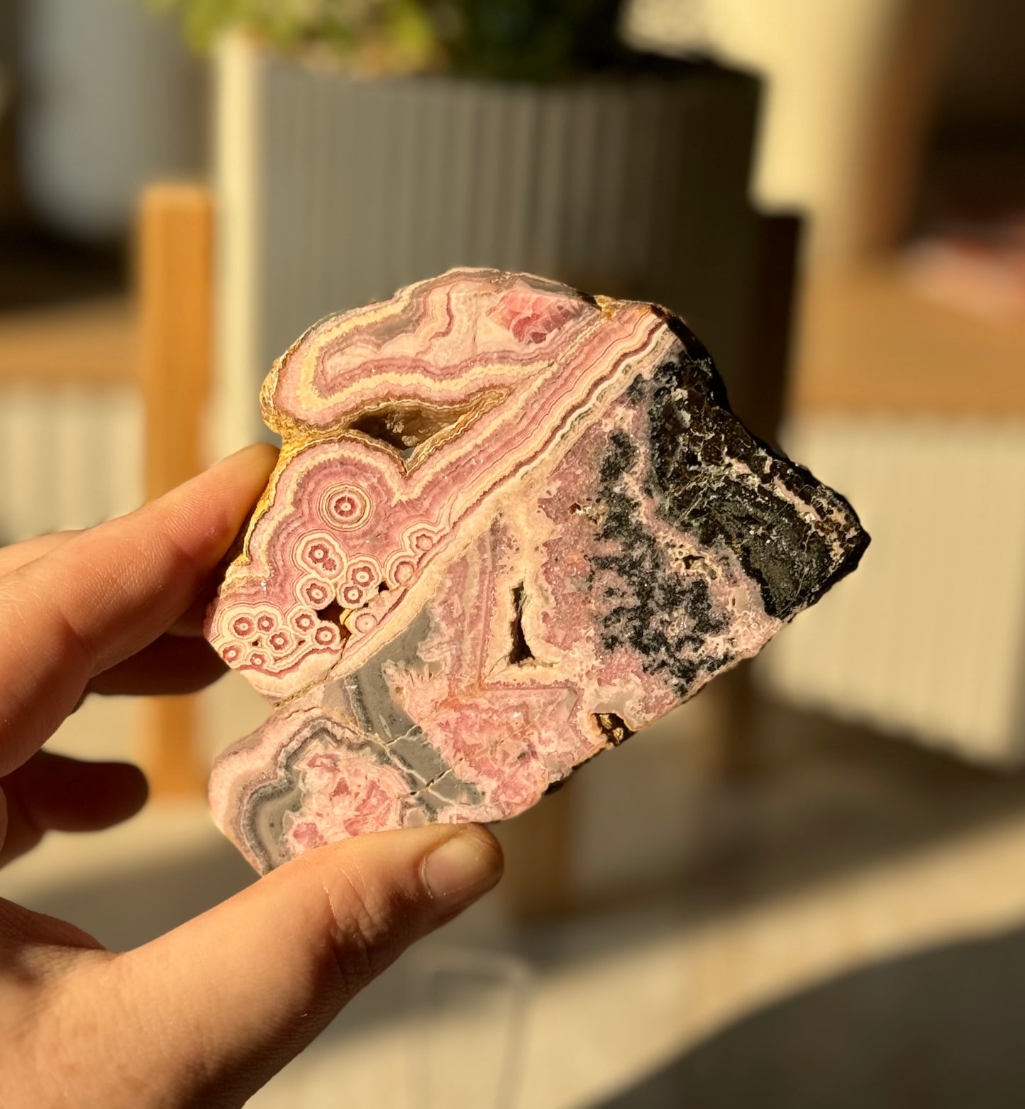 Rhodochrosite Stalactite Freeform, Argentina - 140g.