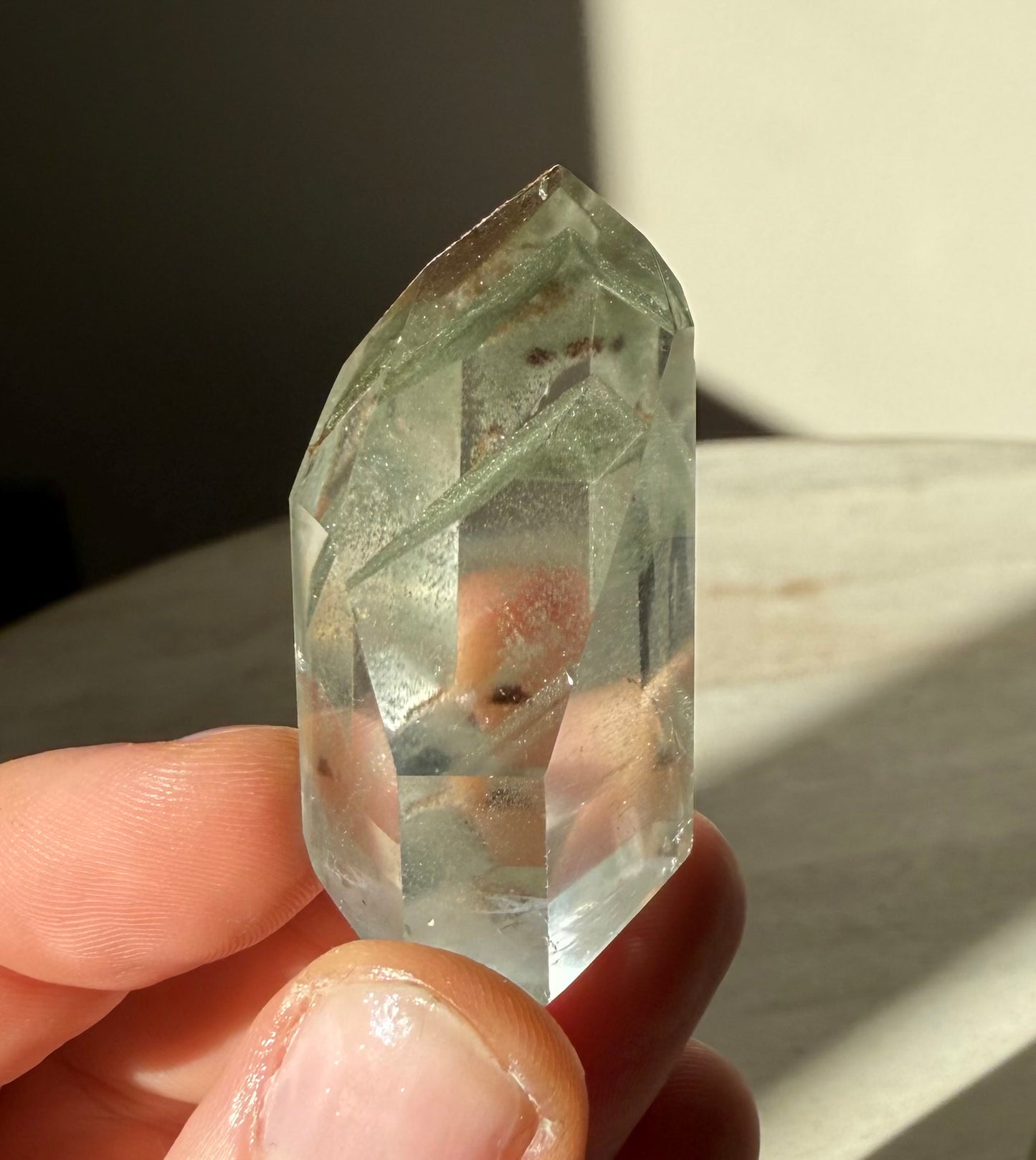 Chlorite Phantom Garden Quartz, Lodalite Points, Brazil - Choose your Own!