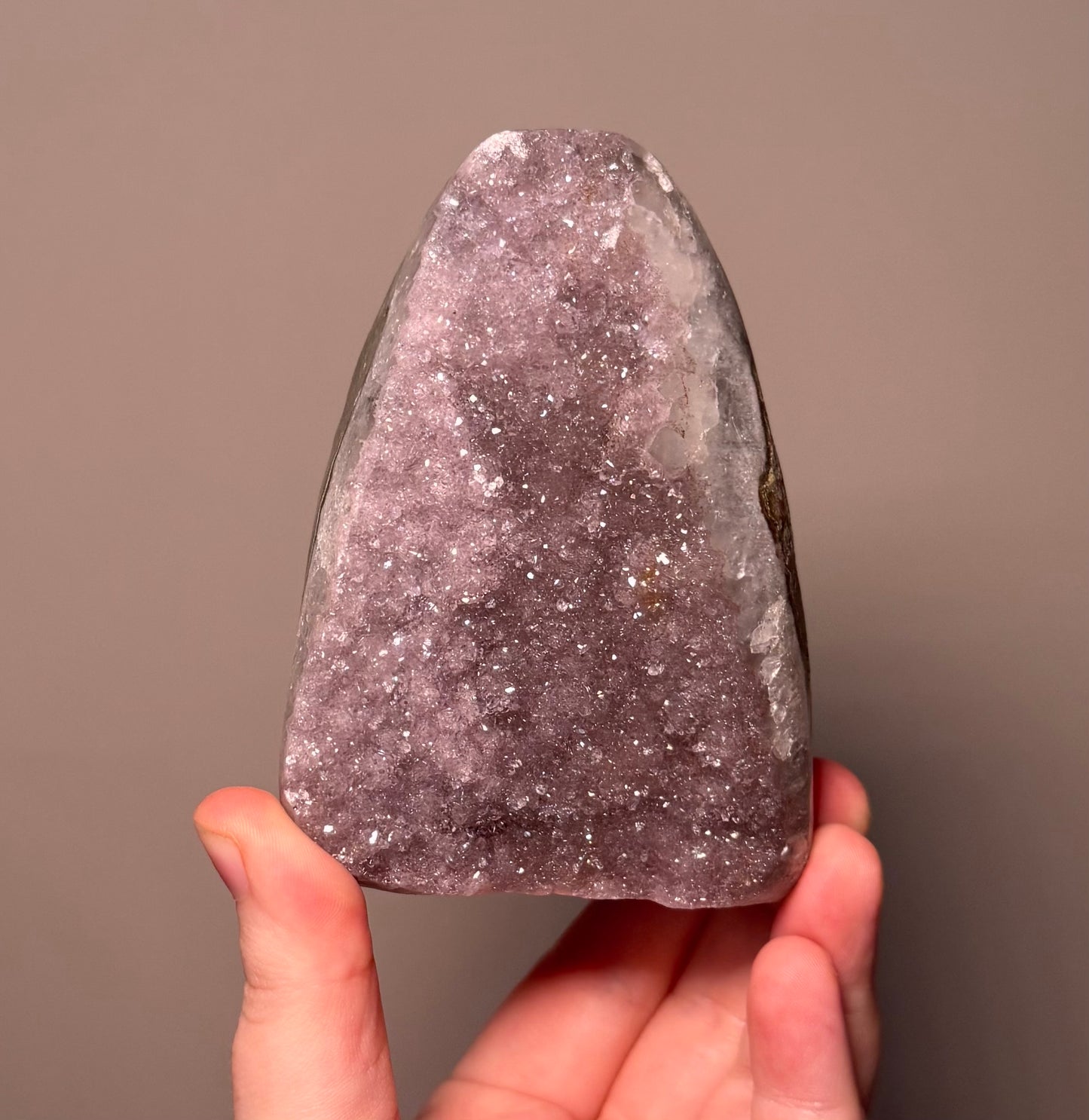 Rainbow Amethyst Cutbase, Brazil - 771g