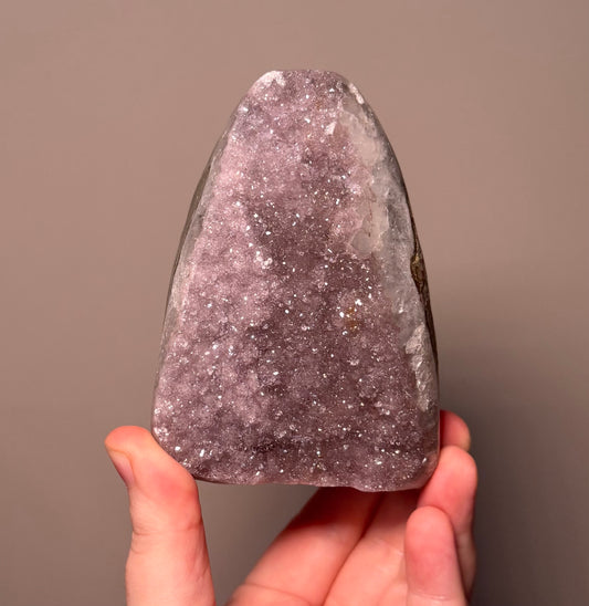 Rainbow Amethyst Cutbase, Brazil - 771g