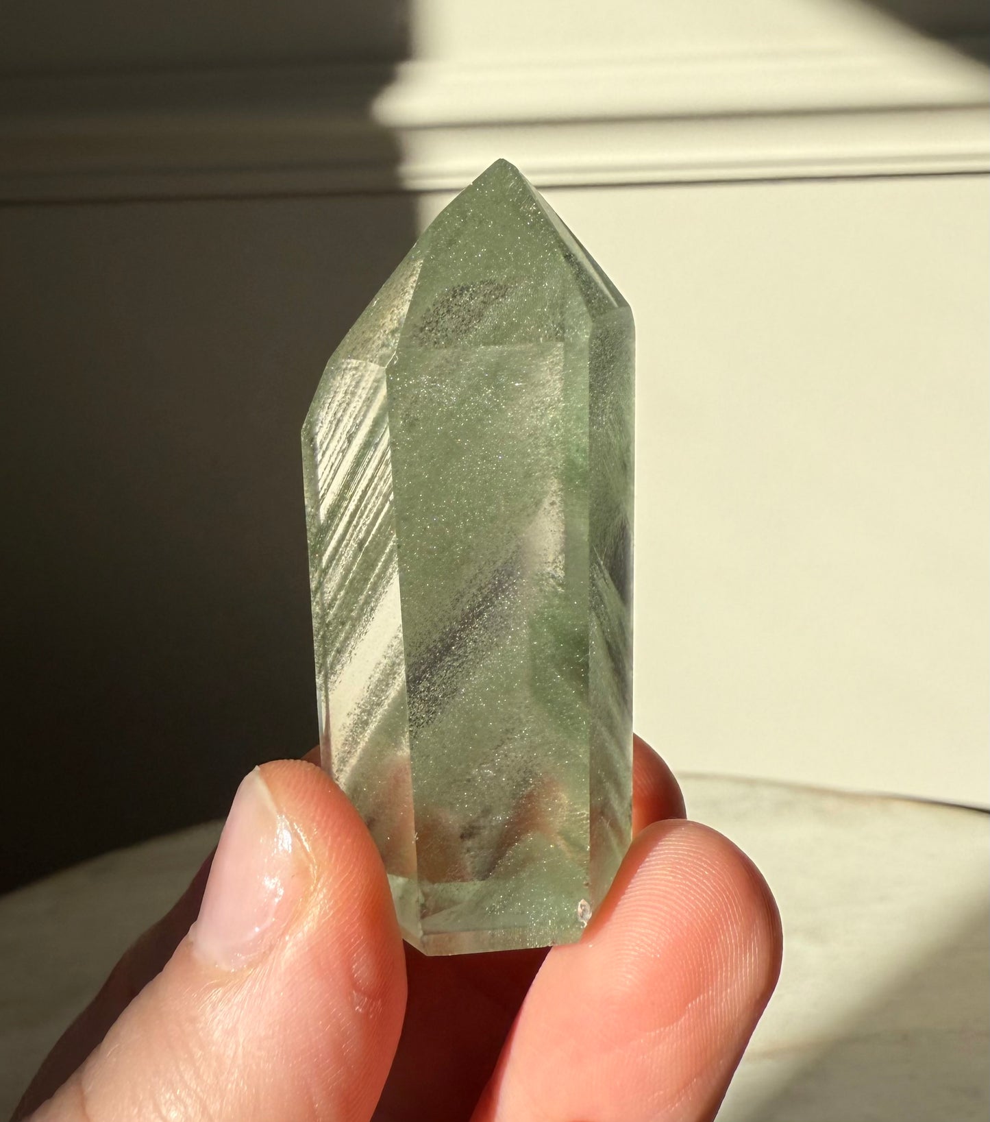 Chlorite Phantom Garden Quartz, Lodalite Points, Brazil - Choose your Own!